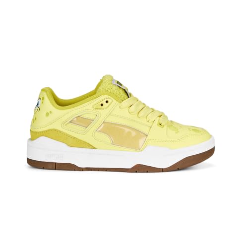 PUMA Kids Boys Sponge X Slipstream 2 Lace Up Sneakers Shoes Casual - Yellow - Size 4.5 M