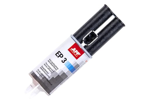 APP EP 3 - Pegamento epoxi bicomponente | Resina epoxi transparente con endurecedor | Adhesivo universal fuerte para reparaciones en interiores y exteriores | 30 ml