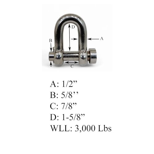 DBMIMPORTERS 4 Pcs Forged 1/2