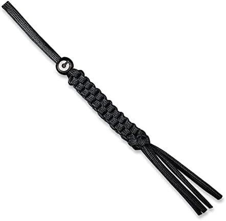 CIVIVI Tied Paracord Lanyard with a Black Sphere 6AL4V Titanium Bead CA-09A
