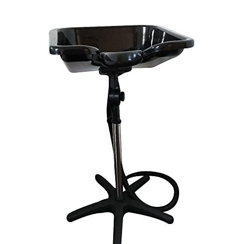 Lave Tête sur Pied Lave-tête Coiffure Lavage de Cheveux Shampoing Lavabo Portable Réglable Coiffure à Domicile