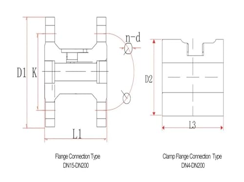 Débitmètre d'eau DN10 SS304 avec connexion filetée pour tubes de précision