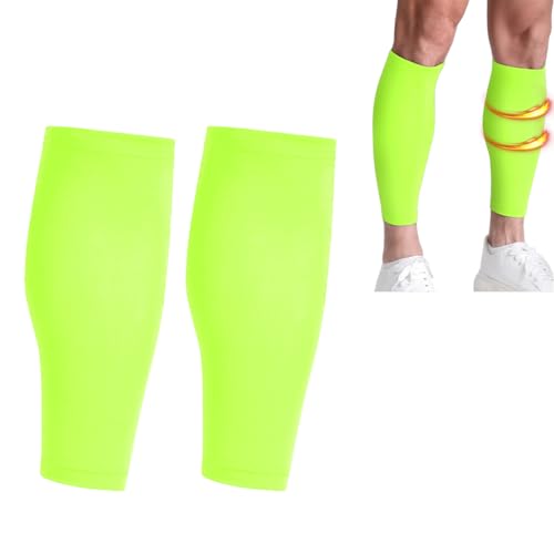 Image of PROBEROS Calf Compression Sleeve, Sports Leg Compression Socks for Shin Splint, Varicose Vein and Calf Pain Relief(Green
