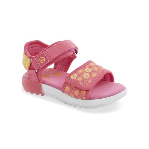 Stride Rite 360 Girl's Light-up Kitt Sandal Flat
