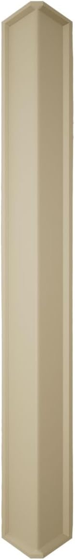 Universal Inside Corner for EverStone Faux Stone Siding Panels, 3"W x 3"D x 48"H, Smolder Color