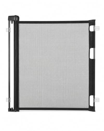 Retract-A-Gate 52 inch Black: The Original and only Made in USA Retractable Baby Dog & Cat Gate