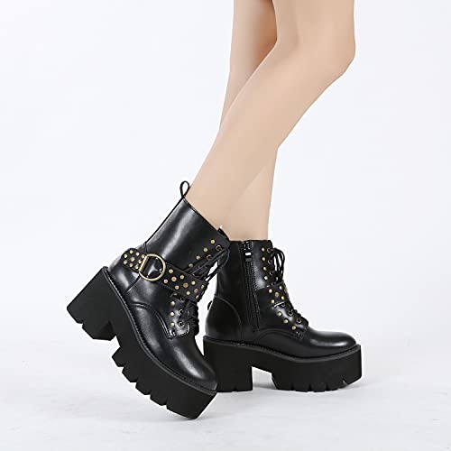 Bottes Gothiques à Hauts Talons pour Vos Soirées Rock - 6