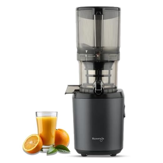 kuvings Auto 6 Gunmetal Ultimate Hands-Free Cold Press Juicer (2024 Launch, Whole Slow Juicer, Just Load Ingredients At Press Of A Button, Auto Cutting,12 Years Warranty, 200 Watts)