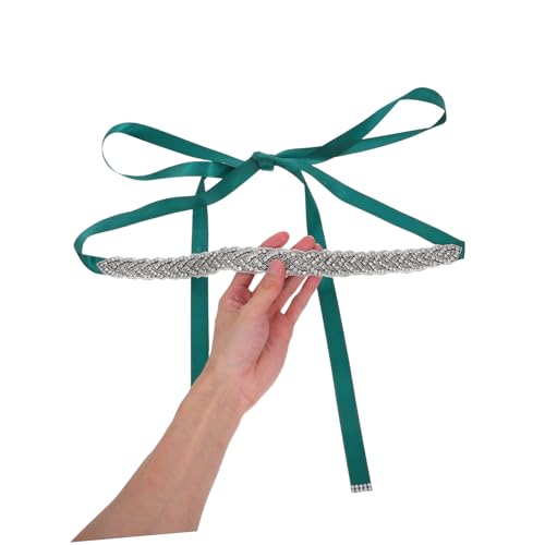 Didiseaon Bridal Rhinestone Waist Belt for Women Adjustable Wedding Dress Sash with Elegant Rhinestone Design for Brides and Bridesmaids Versatile Evening Gown Accessory Comfortable Fit for4