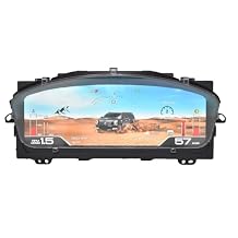 15.1 Inch Digital Gauge Cluster Instrument Replacement for Cadillac Escalade 2007 2008 2009 2010 2011 2012 2013 LCD Car Dashboard Speedometer Screen Panel Virtual Cockpit