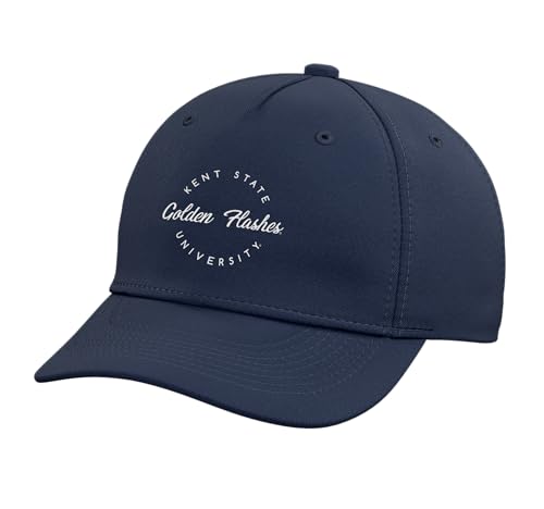 Kent State Golden Flashes | NCAA University Merch | RYLKST04 Adjustable Printed Baseball Hat, Navy Blue