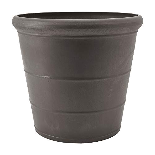 PSW NUR28DC Drop Planter, 11.5 by 10.5-Inch, Dark Charcoal