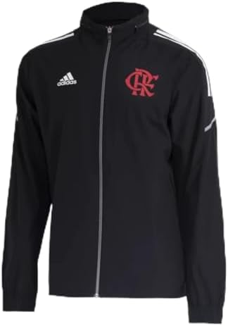 Jaqueta de Chuva Adidas Flamengo Preta EX7849