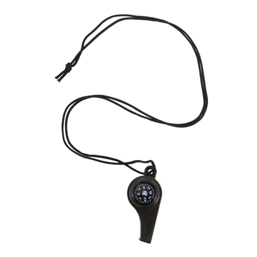 Veemoon Multi-Function Outdoor Survival Gear Whistle Compass Thermometer Essential for Emergency
