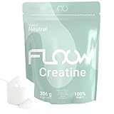 Creatin Monohydrat Pulver Ohne Geschmack – 306 g (90 Portionen) – Reines Kreatin ohne Zucker und ohne Maltodextrine – Mikronisiertes Kreatin 200 Mesh – Sportliches Supplement für Muskelaufbau