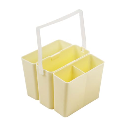 KONTONTY Paint Container Brush Washer for Painting Portable Easy-Clean Paint Brush Bucket Multi-use