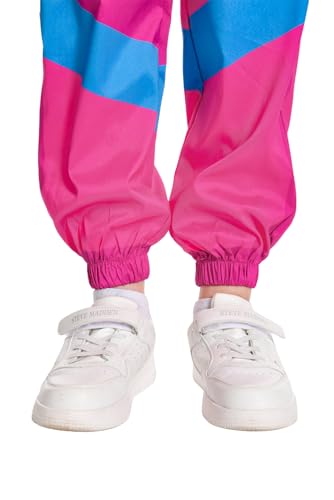 Disfraz completo niño tracksuit años 80 rosa miniatura 6