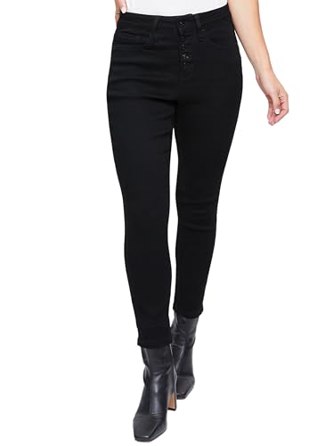 Royalty For Me Womens YMI Jeans Women's Vintage High Rise Button Fly Skinny Anklet Jeans
