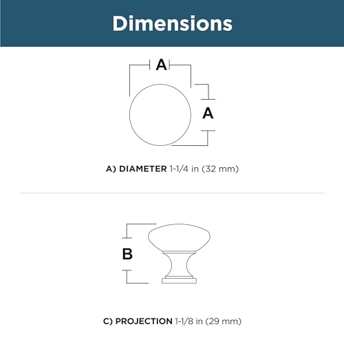 Franklin Brass P42354Z-CZ-B Garrett Cabinet Knob, Champagne Bronze