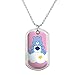 GRAPHICS & MORE Care Bears Grumpy Bear Military Dog Tag Pendant Necklace with Chain