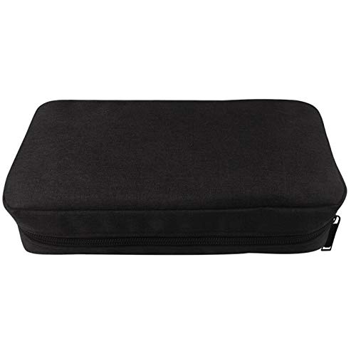 XIZHOUCUN Sac de rangement portable étanche pour accessoires numériques avec câble USB pour casque de chargement, sac de rangement pour cosmétiques, sac de voyage (couleur : LNoir) Cover