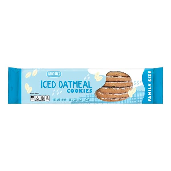 Benton's Family Size Iced Oatmeal Cookies, 18 oz (510g