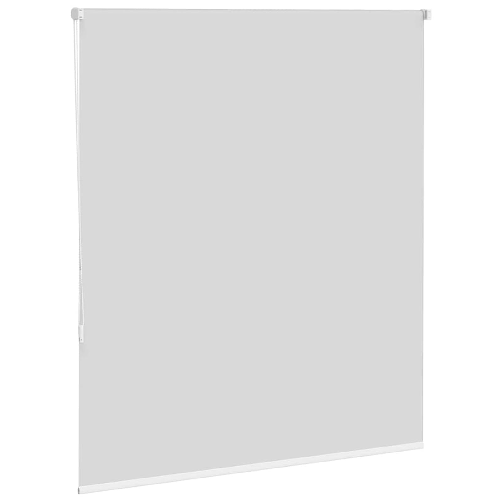 Gecheer Estor Enrollable Opaco Blanco 125x150 cm Tela Ancho 121,6 cm,Estor Enrollbale para Ventana,Protección Solar para Balcón,Toldo Decoración