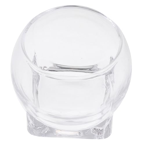 Healifty Bicchiere per Bevande in Vetro senza Piombo, Coppa per Gelato Trasparente Resistente al Calore, Tazza Multiuso per Succo e Yogurt, Adatta a Casa, Bar e Feste Estive, Design