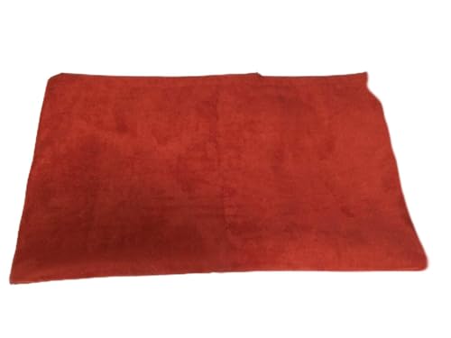 Pillowtex Faux Suede Bed Scarf - Luxury Bed Runner for Bedroom (Queen Size Burnt Orange)