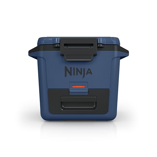 Ninja FB131BL FrostVault 30qt Hard Cooler with Dry Zone, Integrated Fridge-Temp Dry Storage Drawer, Premium Heavy-Duty Insulated Cooler, Keeps Ice for Days, Lakeshore Blue by Ninja - Used condition - US$128.39