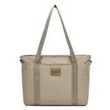 Kono Bolso Mujer Grande Tote Bag para Mujer shopper bandolera Bolso ligero para portátil de 15,6 pulgadas para el trabajo, los viajes, la escuela, la oficina y las compras