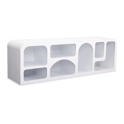 Paris Prix Meuble TV Design Troglodyte 160cm Blanc