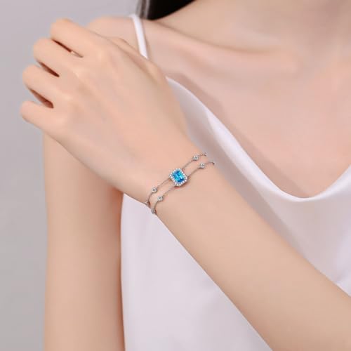 Bracelet Moissanite StarGems ajustable, le cadeau d'anniversaire idéal pour elle