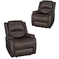 2 RecPro Charles 30" RV ZWR Zero Wall Recliner Chair Chestnut RV Furniture by 
