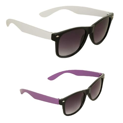 Image of DEPARTED Kids Sunglasses UV Protected Rectangular Medium Size For Boys & Girls (Age 5 to 7) Pack of 2