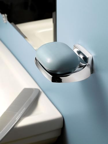 Moen P5360 Donner Contemporary Wallmount Soap Holder, Chrome - Image 3