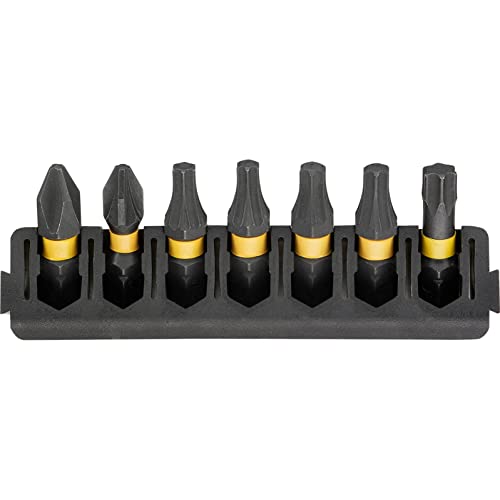 DeWalt Juego de 7 puntas de destornillador FlexTorq Phillips, Pozi y Torx