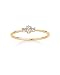 PAVOI 18K Yellow Plated Marquise Mini Cubic Zirconia Stackable Ring for Women | Stacking Thin Band for Women | Size 7