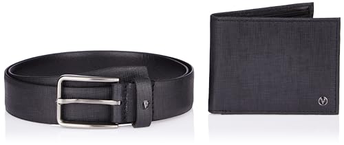 Image of Van Heusen Men Leather Belt & Wallet Combo Pack