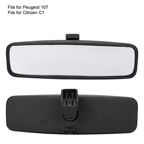 rétroviseur intérieur c1, retroviseur interieur voiture, rétroviseur intérieur 206, retroviseur interieur 107 miroir intérieur de voiture ABS et Boîtier en Verre 814842 pour 107/206/106