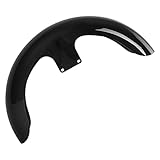 XFMT Motorcycle Black 21' Heavy-Duty Steel Wrap Front Fender For Harley Touring Custom Bagger Road King Street Glide Road Glide Electra Glide 1997-2013