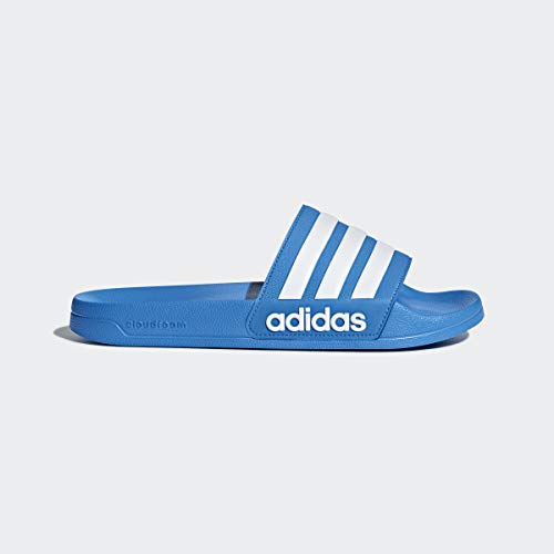 adidas Men's Adilette Shower Slides Bright Blue/White/Bright Blue 182