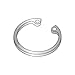 .312" Internal Style Retaining Rings/Stainless Steel (Carton: 100 pcs)