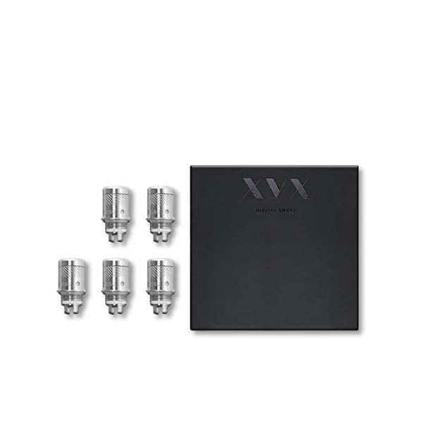 E Cigarettes Refillable Clearomizer Replacement Coil for XVX APEX - Coils 5 Pack - 0.5 Ohm Resistance - Sub Ohm…