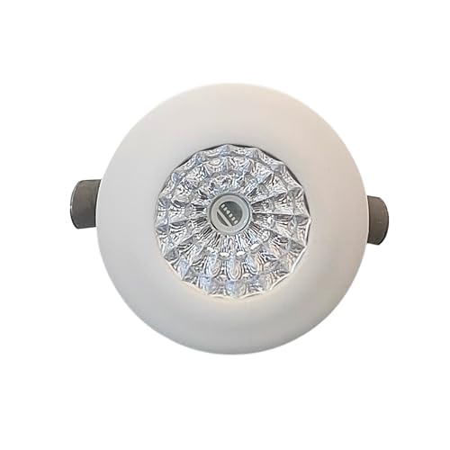 Image of D'Mak 1 Watt Round LED Button COB Blue Focus Light for POP /Recessed Lighting (Blue, Pack of 2)