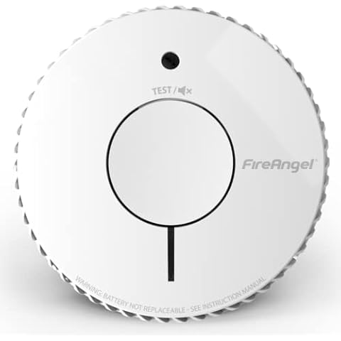 FireAngel Optical Smoke Alarm with 10 Year Sealed For Life Battery, FA6620-R (ST-622 / ST-620 replacement, new gen) , White Cover