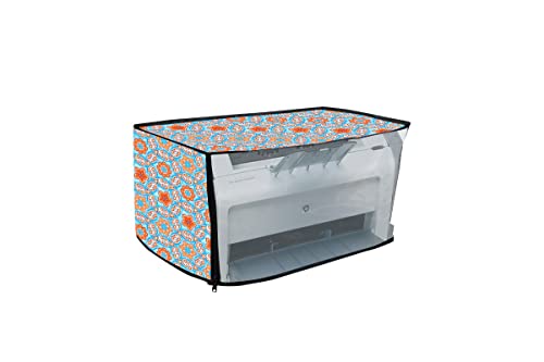 Image of Printer Cover for HP Laserjet M1020 Plus Printer with Zipper for Dust Protection (Sky Blue) - Size(15x8.5x9.5 Cm)