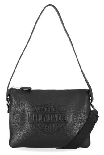 Harley-Davidson Women's Rebel Pebble Bar & Shield Crossbody Bag