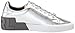 Karl Lagerfeld Paris Women's Melora Lace Up Sneaker, Silver, 8.5