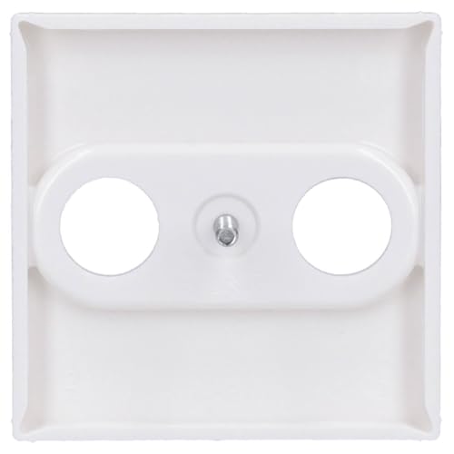 JUNG A561PLTVWW Abdeckung f. Antennen-Steckdose (Duroplast) Alpinweiß Serie A